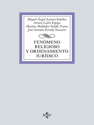 cover image of Fenómeno religioso y ordenamiento jurídico